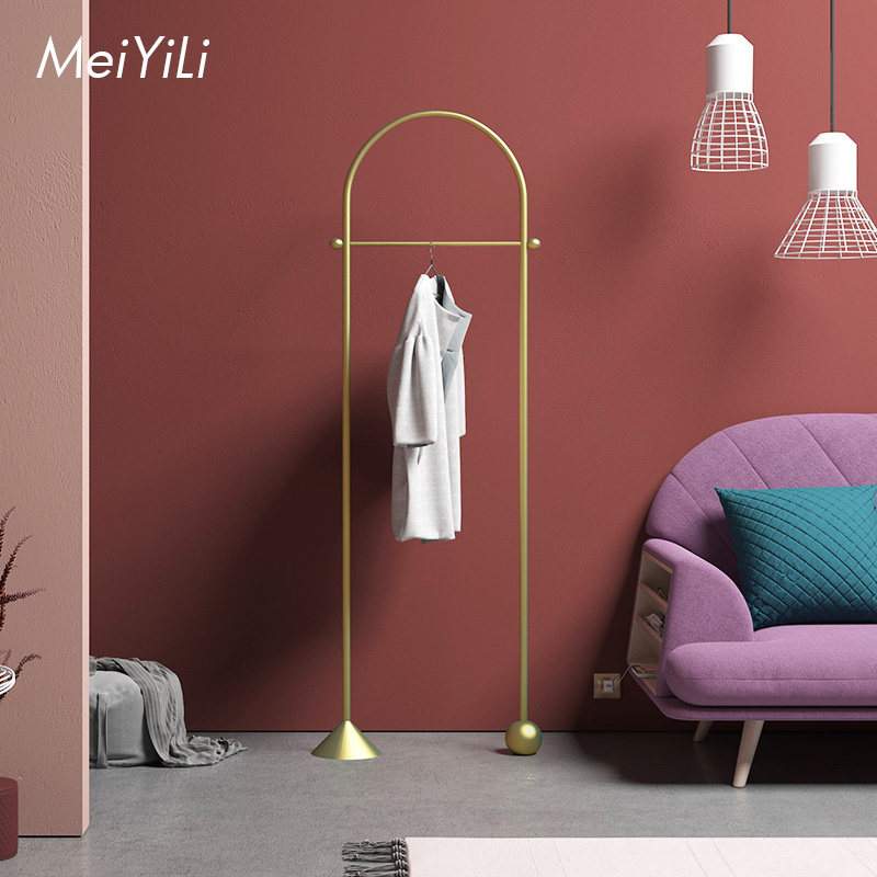 Danish MeiYiLi design coat rack Nordic ins decorated hotel bedroom living room hanging clothes rack floor hanger