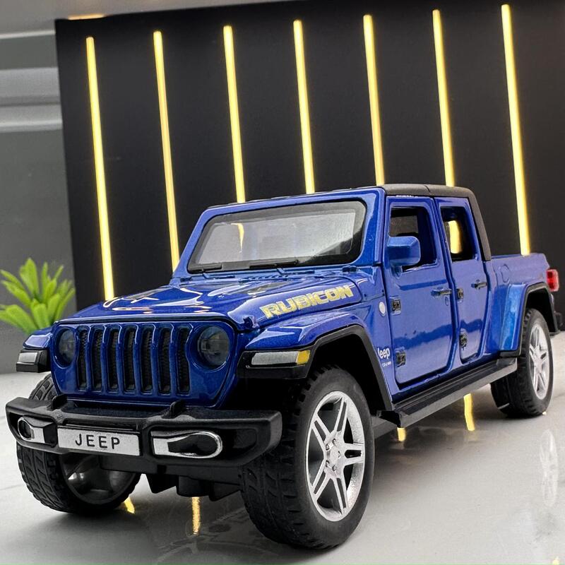 Alloy Car Model 1:32 Jeep Wrangler Small Off-Road Vehicle with Sound and Light Toy Car Music Model Ornament Collection Alloy Car Model 1:32 Jeep Wrangler Small Off-Road Vehicle with Sound and Light Toy Car Music Model Ornament Collection