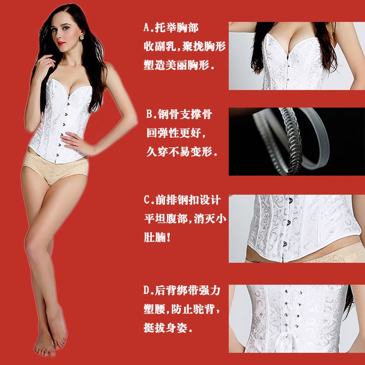 Corset amincissant en coton - Ref 700598 Image 13