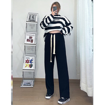 Suit Broadlegged Pants Fat Sister 2022 New Tide Big Code Womens Dress Withdrawal Cabinet Fat Mm Women Pants Special Cabinet Spring Summer