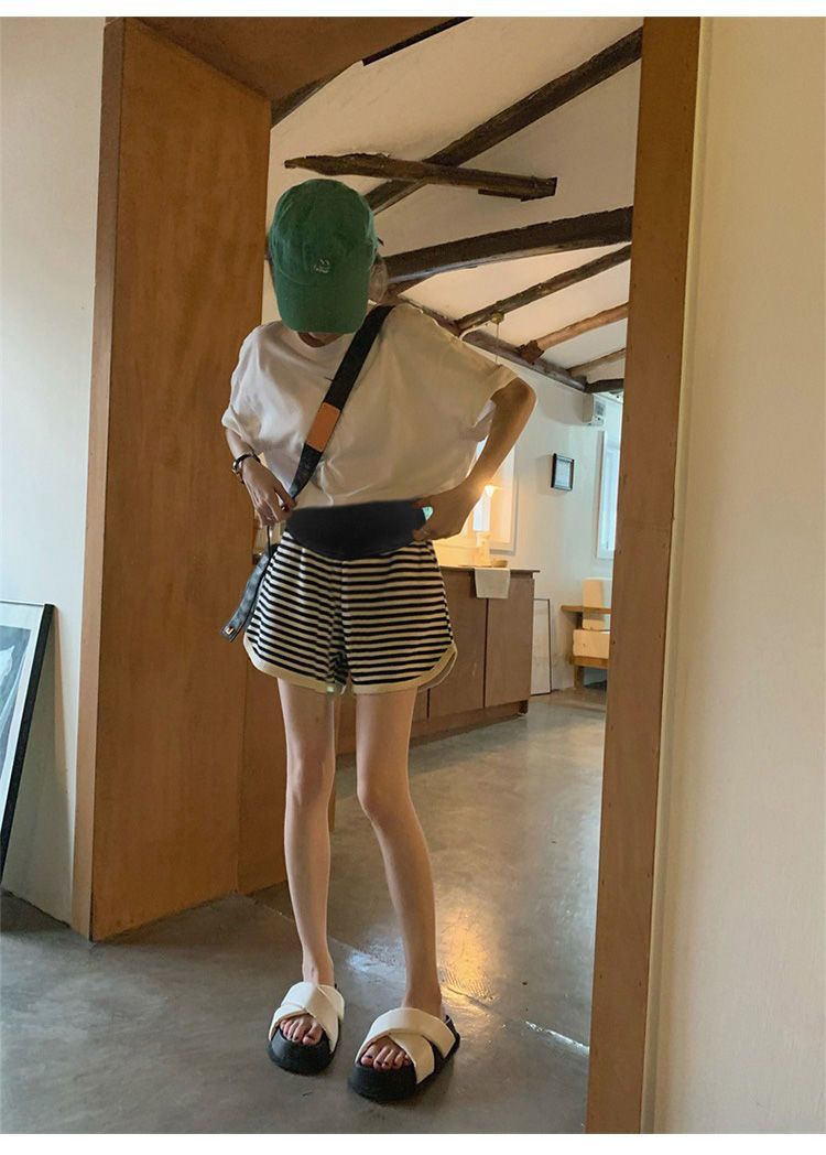孕妇短裤睡裤家居裤打底裤防走光安全裤夏季薄款阔腿裤休闲裤大码 — 8