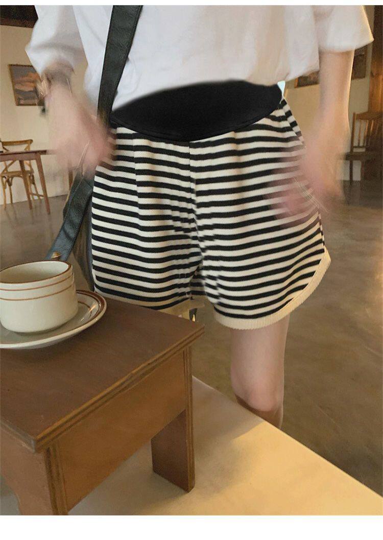 孕妇短裤睡裤家居裤打底裤防走光安全裤夏季薄款阔腿裤休闲裤大码 — 9