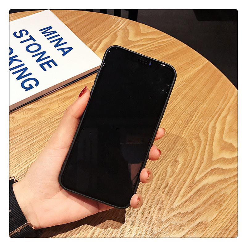 Nguyên tắc của tôi chỉ là một cái nhìn vào tâm trạng Apple x / xs max / xr điện thoại di động vỏ thủy tinh thương hiệu văn bản iphone8 / 7plus mềm bao gồm tất cả những người yêu thích silicone 6s thả tay áo bảo vệ - Phụ kiện điện thoại di động ốp lưng oppo f3