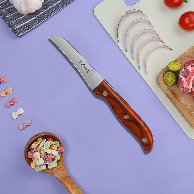 Yangjiang eighteen son for water fruit knife suit melon and fruit knife stainless steel paring knife home cut fruit wood handle cutter