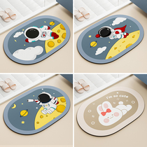 Bathroom Mat input doormat input toilet toilet bathroom bathroom absorption anti-slip mat household mat carpet