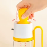Бутылка с масляным горшечным маслом с чисткой интегрированной стеклянной измерение домашнее силиконовое масляное масло, устойчивое