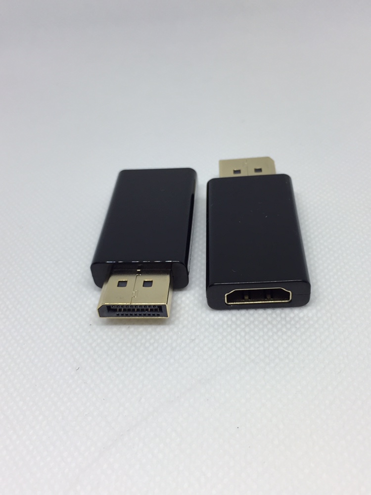 Large DP revolution HDMI female adapter HD 1080P gold-plated plug audio and video signal converter housing ABS