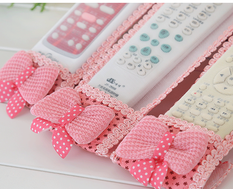 Bow vải TV điều khiển từ xa bao gồm điều hòa không khí điều khiển từ xa đặt bụi trong suốt áo máy giặt
