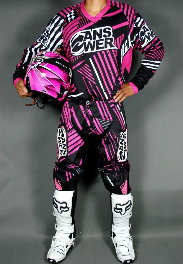 New American Anse Motocross Suit Motorcycle Riding T-Shirt Pants Racing Suit Set Pro Race Riot Powder