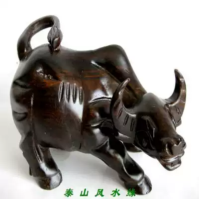 Mahogany cattle Zodiac cattle ornaments crafts home accessories cattle desk living room shop furnishings
