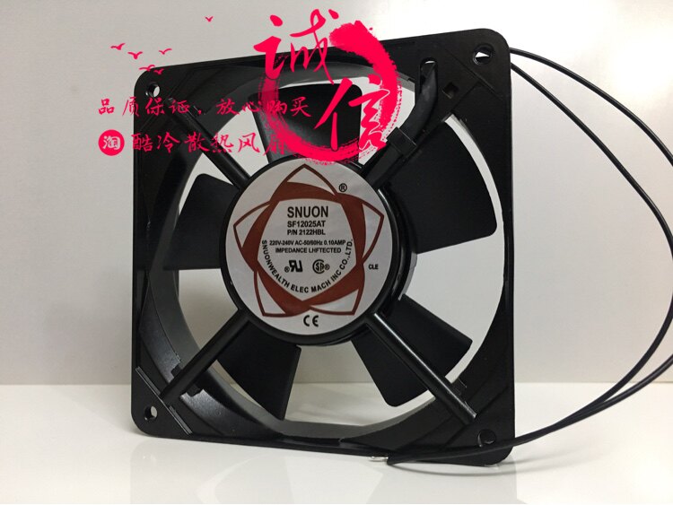 Original fit SUNON build quasi SF12025AT P N2122HSL HBL 220V 10A 0 10A dissipation fan