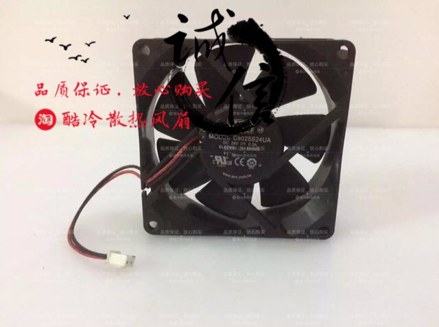 Original AVC C8025S24UA 0 24V 3A 8CM 8CM 8025 8025 frequency inverter HEAT DISSIPATION FAN
