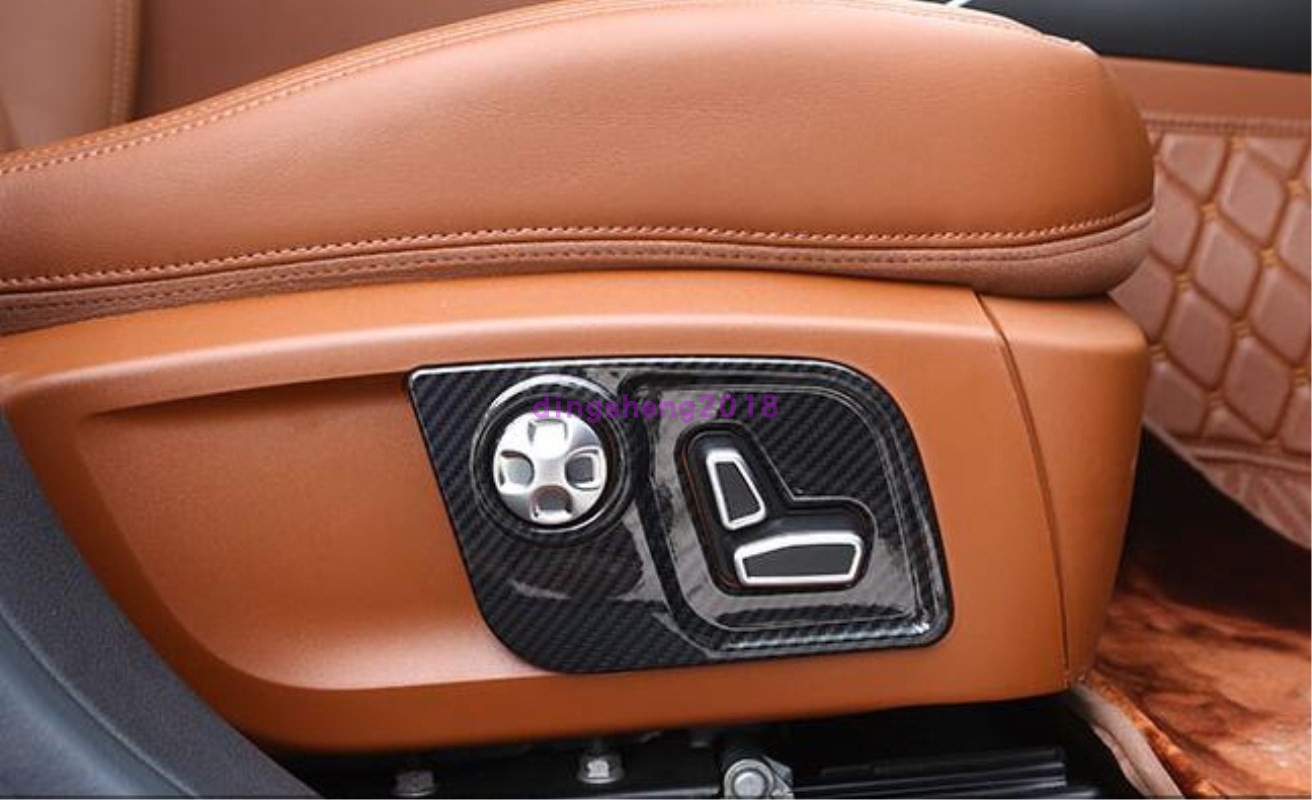 Details About For Maserati Levante 2016 2018 Carbon Fiber Interior Car Seat Handle Cover Trim