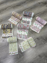 Foreign trade pure cotton wood without twist yarn pink wilberry sports towel supersoft powder roses embroidered long towel