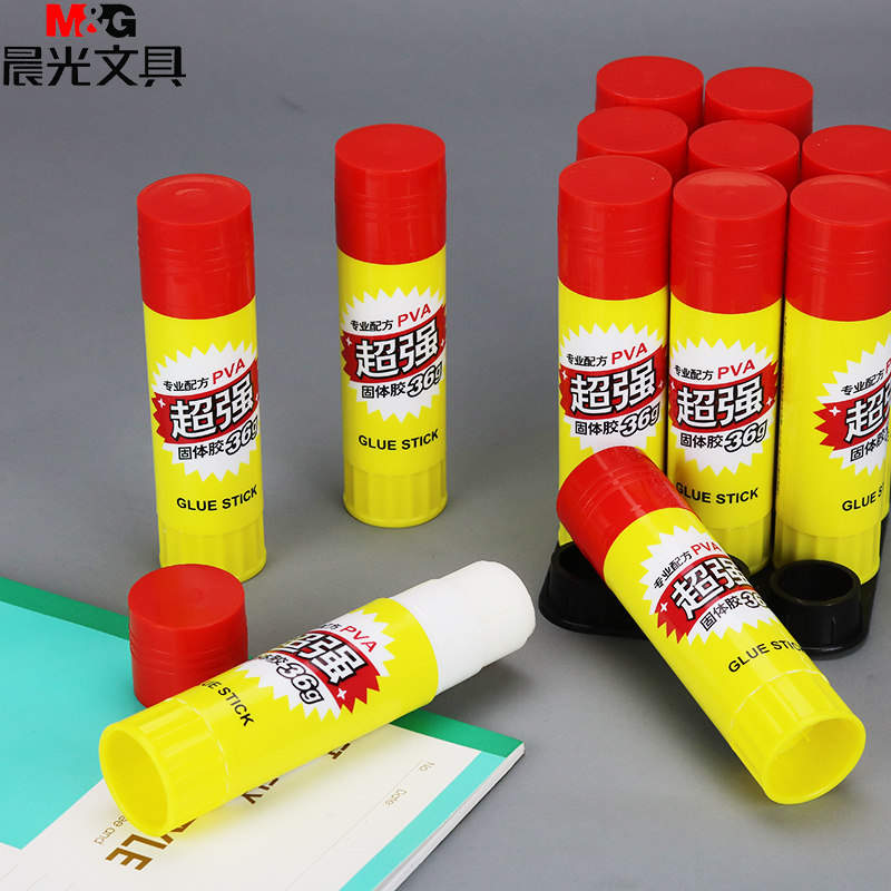 [Pack of 12] Morning Light Solid Glue Stick Asg97156 Large Size 36g Solid Glue Office Supplies Stationery