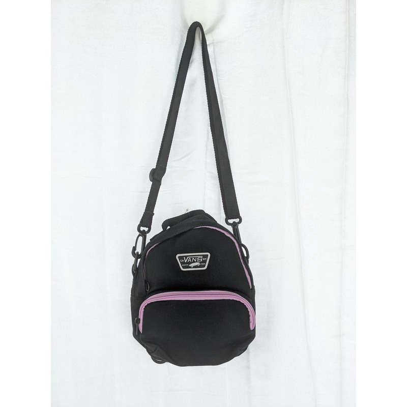 Authentic Cool City Seller Vans Men's and Women's Shoulder Bag Crossbody Backpack Vn0A5Dp6Blk