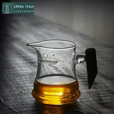 Italian ZPPSN Japanese style gown glass thickened heat-resistant high-grade tea leak integrated tea cup glass