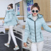 Áo khoác nữ mùa đông 2018 mới ngắn phiên bản Hàn Quốc của chiếc áo khoác cotton mỏng cho học sinh mỏng áo ấm phao nữ Bông