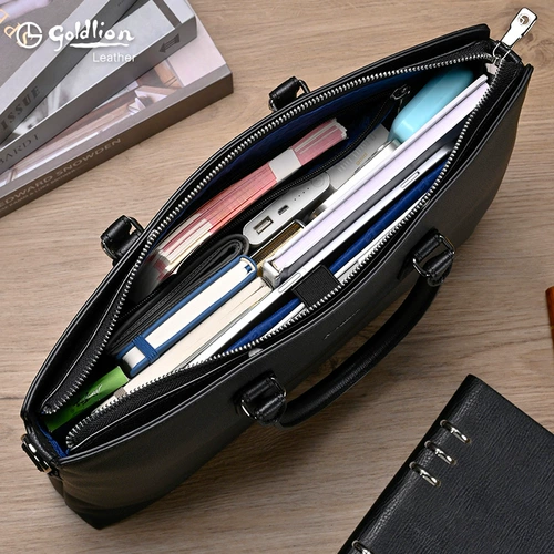 Сумка для путешествий, ноутбук, бизнес-версия, из натуральной кожи