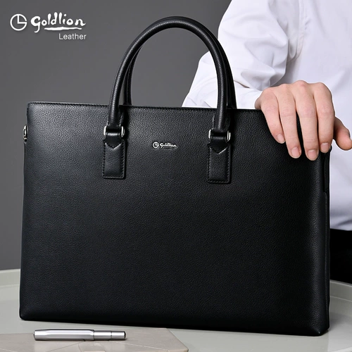 Сумка для путешествий, ноутбук, бизнес-версия, из натуральной кожи