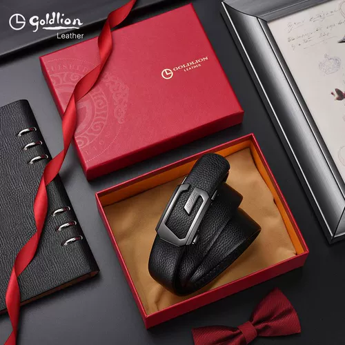 金利来皮带男士腰带真皮自动扣2025新款G扣年轻人潮牛皮正品品牌