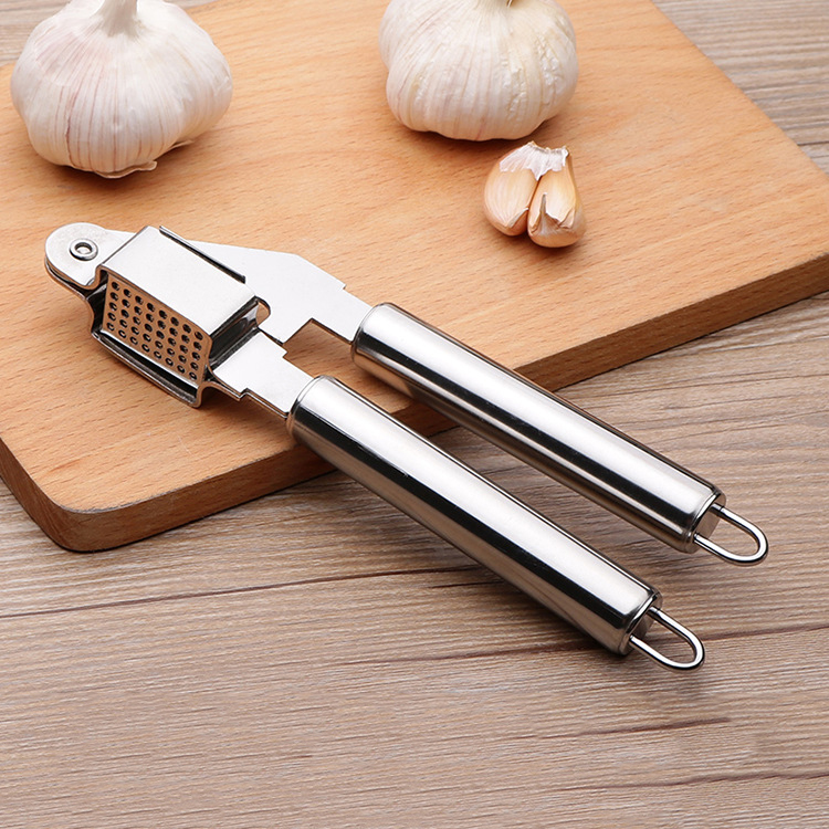 Stainless steel garlic press Household garlic press Multi-function garlic press Garlic grinder Ginger grinder Kitchen gadgets