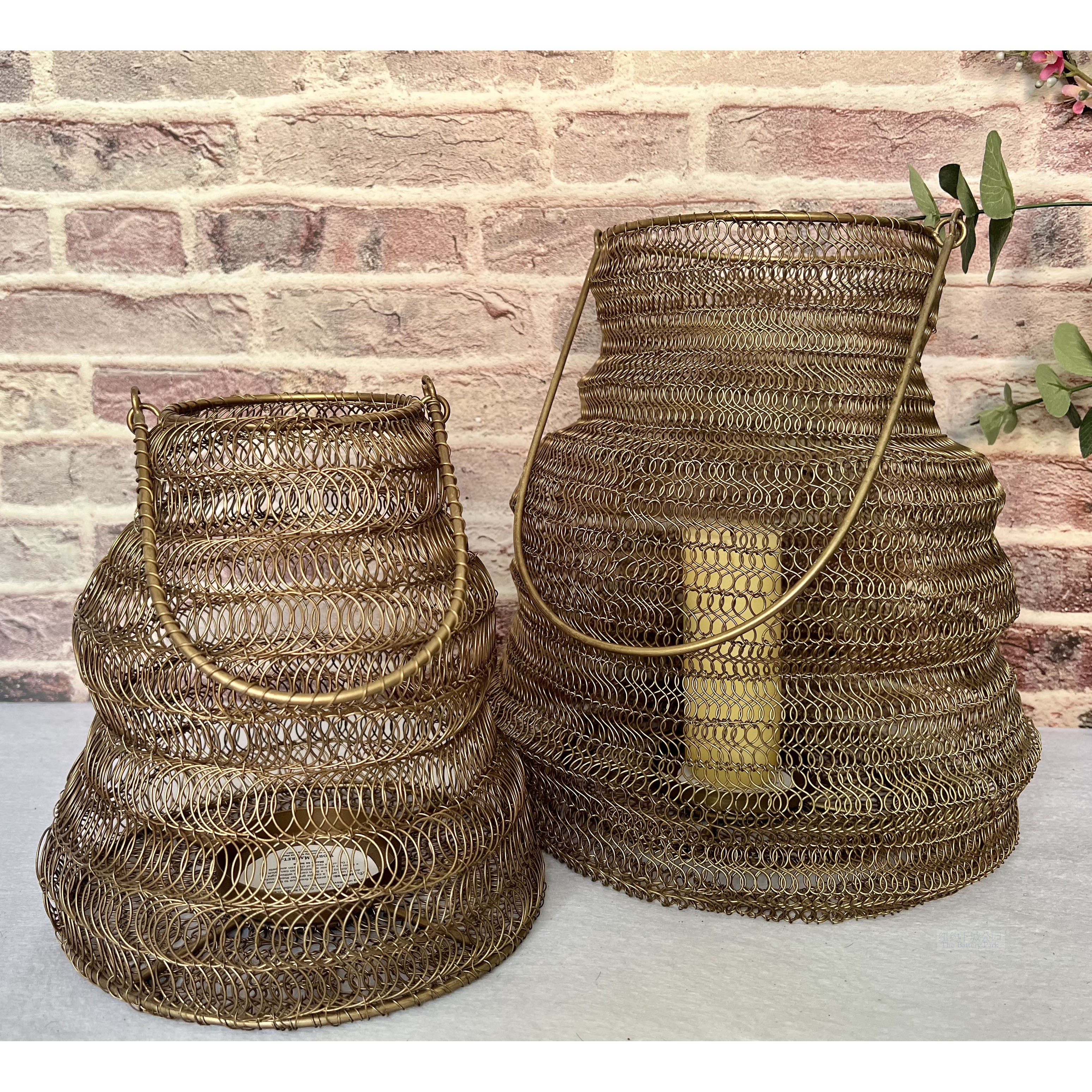 Spot New York Downtown Park imports free self-contained gold ring metal spring tip decorated candlestick fittings