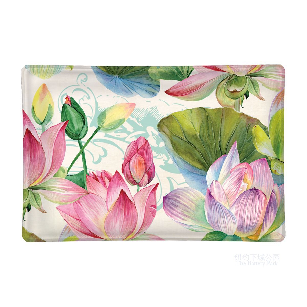 Spot New York Lower City Park Imports Fun Flower Garden Colorful Fine Glass Soap Box Debris Pan Gifts 