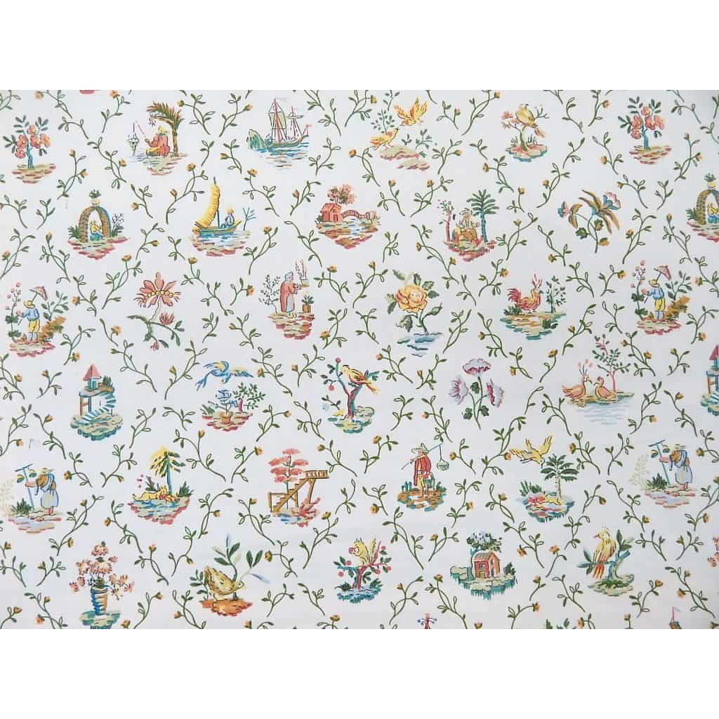 Spot New York Lower City Park Import Cloth Countryside Small View Atlas Sofa Cushions Cover Tablecu Width 137cm 