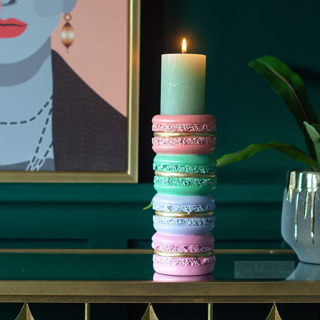 Spot New York City Park Imported Summer Colors Sweet Macaron Candlestick Ornament Gift