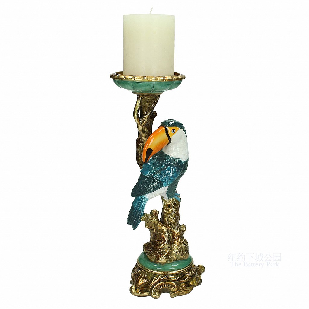New York Downtown Park imports tropical jungle giant rhinoceros fun candlestick