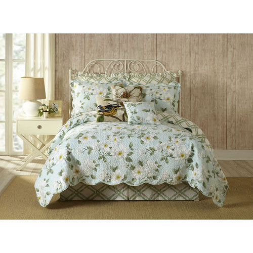 New York Lower City Park Imports Fresh branches Broccoli American all-cotton quilted quilted by bed 4 pieces