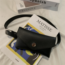 2021 new mobile phone bag ins Korean version of detachable belt bag vintage Joker belt decoration running bag