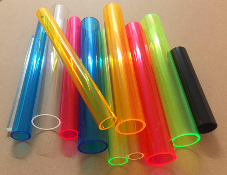 Diameter 23mm tube color tube transparent color hollow tube acrylic tube acrylic tube transparent tube