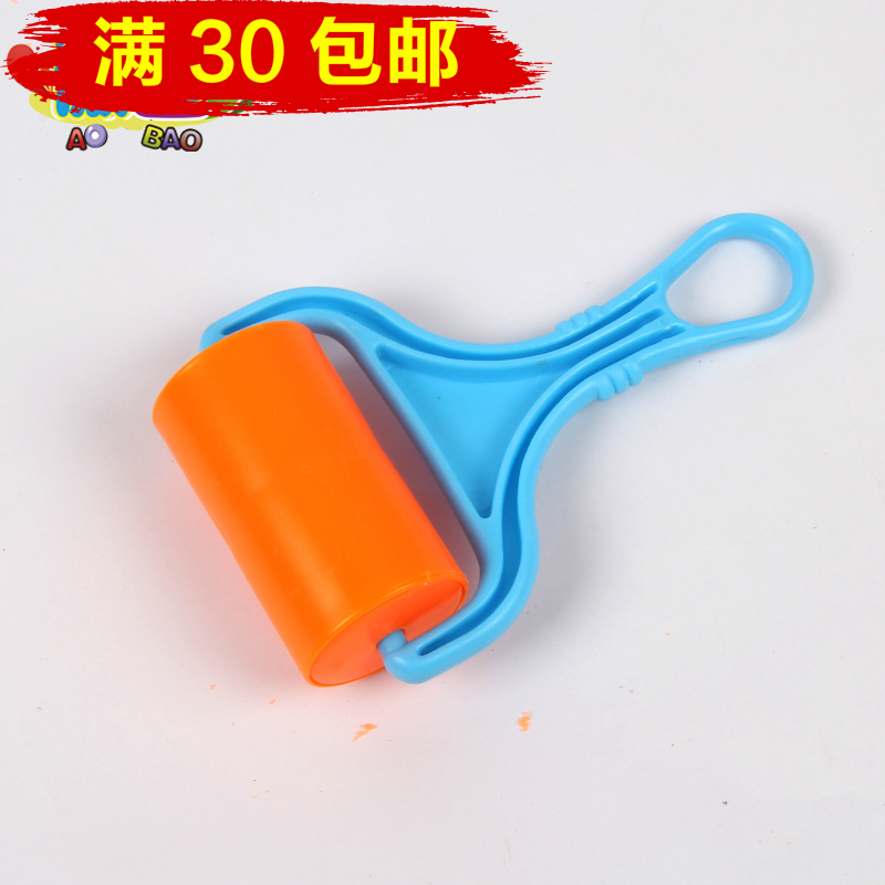 Large baby children play water beach pattern roller wheel educational toy flat push space Mars play sand tool