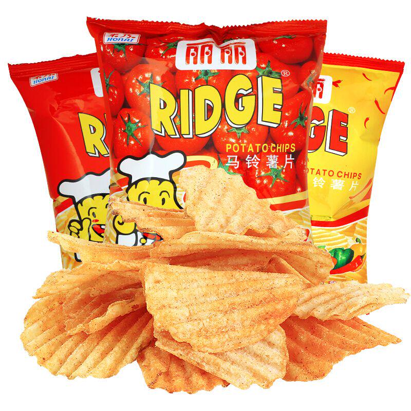 (Hidden Corner Same Model) Lili Wave Potato Chips Wo Nai Nostalgic Potato Leisure Net Red Chase Play Snacks
