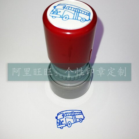 Small car bus seal transport children's education Cope free of print mud self-oil seal