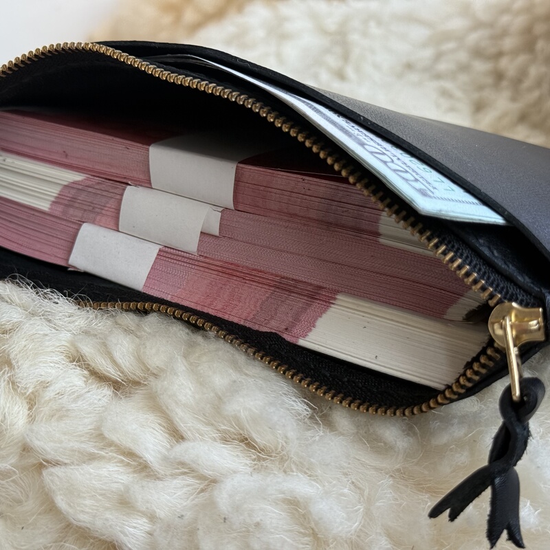 2-3 Thousand Handmade Lambskin Wallets with Zipper, 2026 New Model, Large Capacity for Holding Coins, Suitable for Both Men and Women, for Storing Receipts