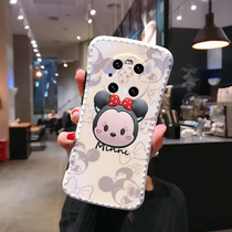 Suitable for Huawei mate40pro mobile phone shell mate30 lens full package mate40E soft silicone p40pro anti-fall cartoon p30 personality creativity m40 cute