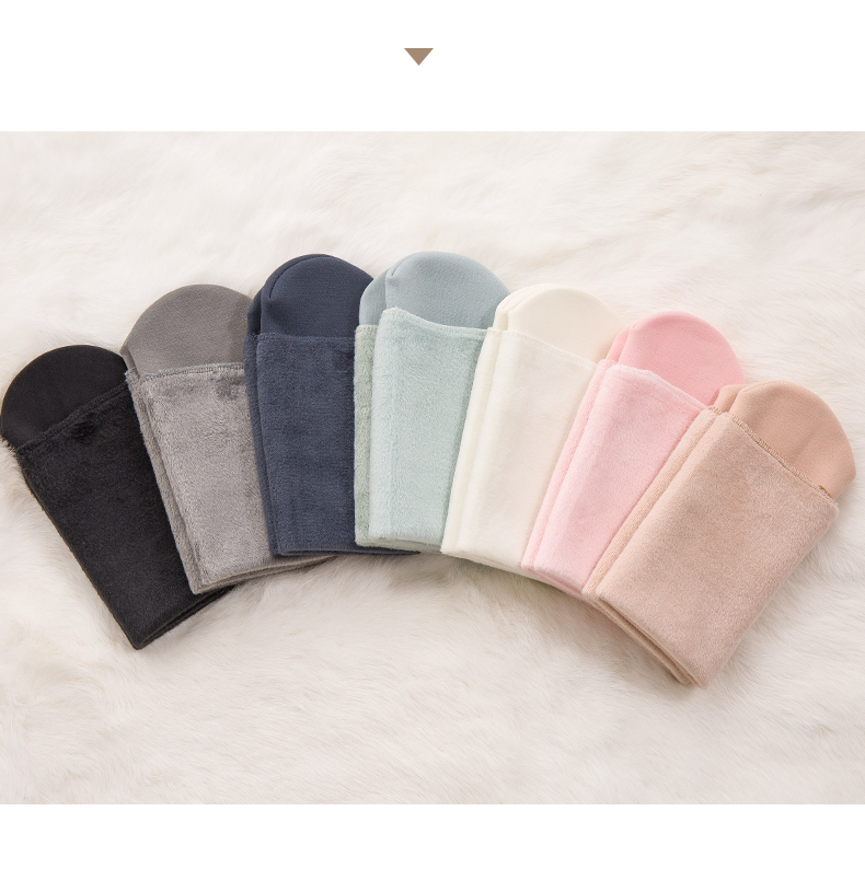 Quần tất nữ màu cotton ống mùa thu và mùa đông cộng với nhung bông dày tuyết vớ nhẹ chân vớ tạo tác rò rỉ mắt cá chân quần tất lưới