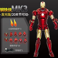 [Luminous Edition] Железный человек MK3 [Глаза+реактор может быть заряжен и может быть заряжен]