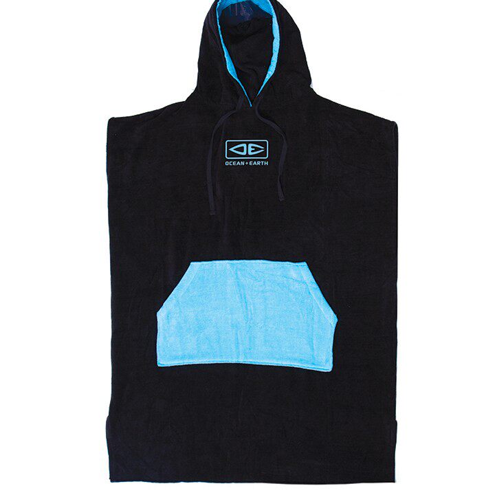 OCEAN EARTH Australian men's surf towel clothing beach changing robe HOODED PONCHO