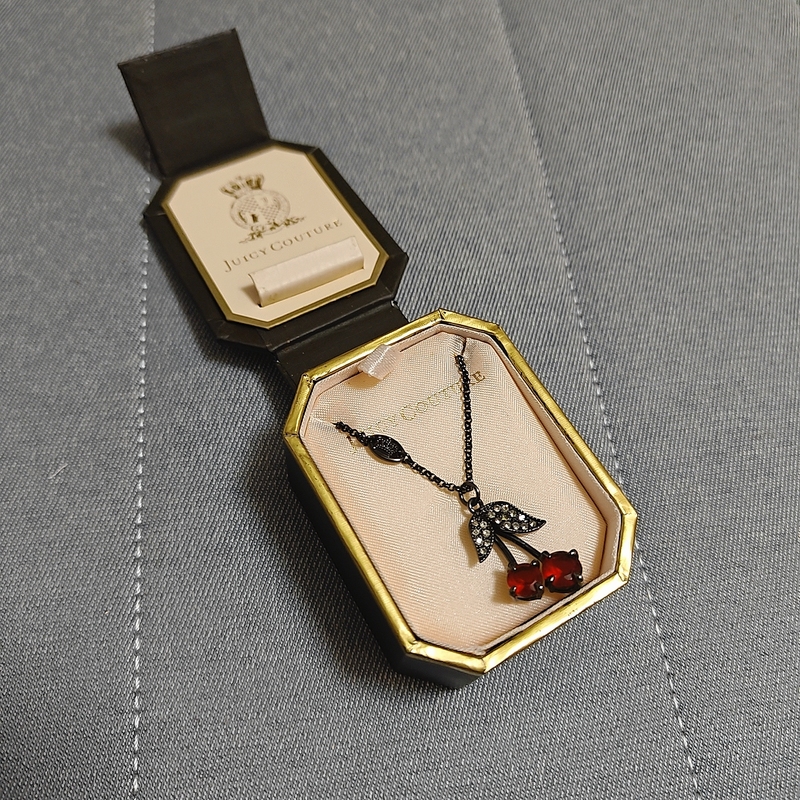 Juicy Classic Cherry Pendant Necklace Imported from the United States