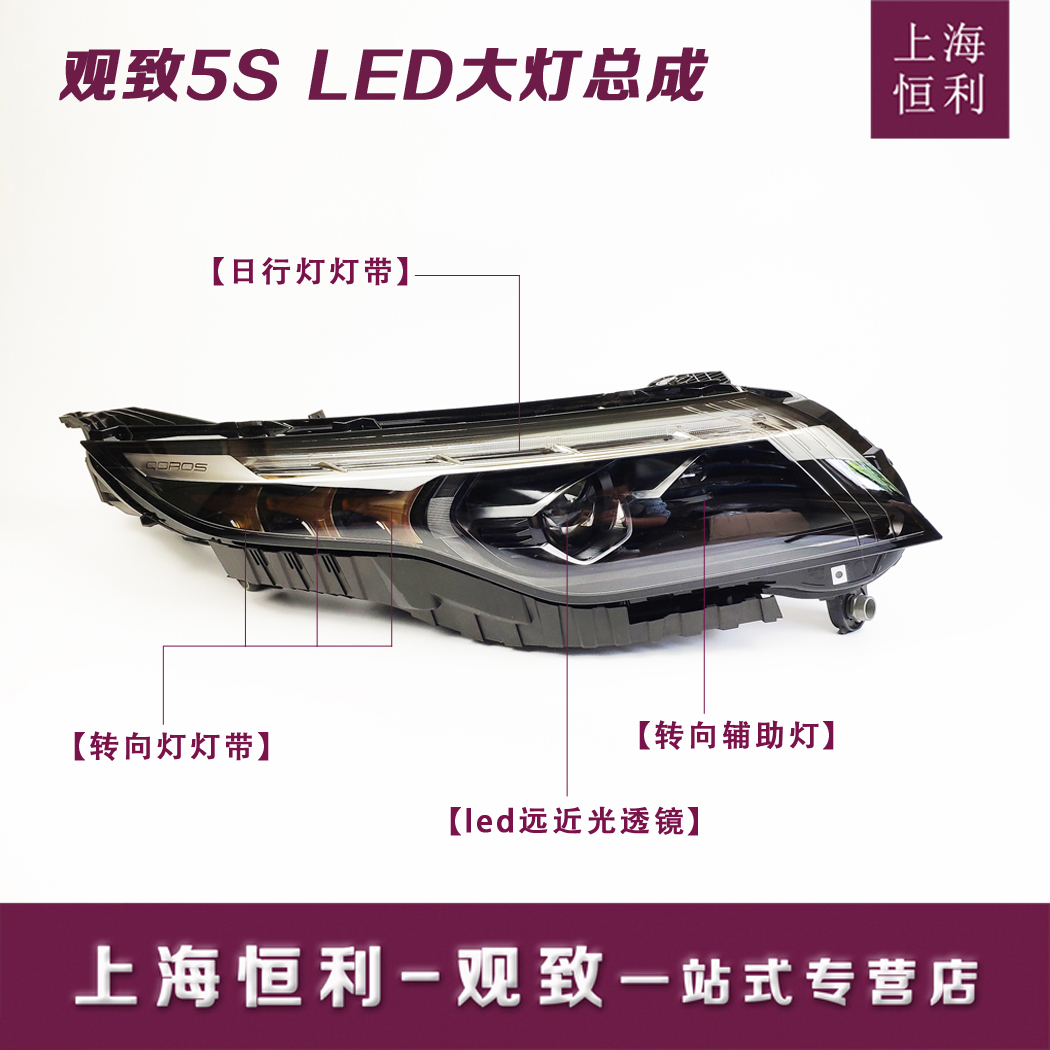Suitable for viewing to 5s headlamps assembly LED front lighting living room lamp retrofitting original plant accessories