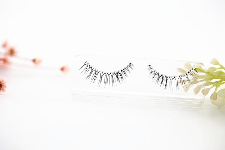 Dứa cô gái tự nhiên sắc nét thực tế trang điểm nude lông mi giả chéo mềm mại 3 cặp hoa hồng mi giả gân trong tự nhiên
