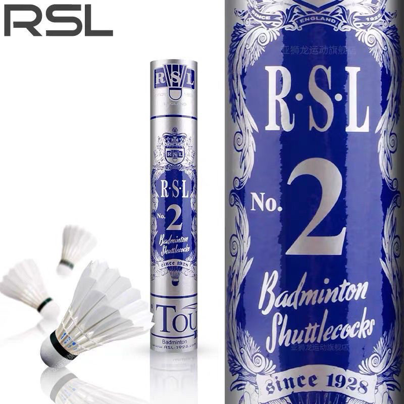 [Поддержка выставления счетов] Подлинный бадминтонный пояс RSL/Asian Lion Dragon № 2 для бадминтона, защищенный от подделок, стабильный и устойчивый к воздействию профессионального тренировочного мяча Изображение 1