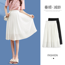 Snowspun semi-body dress with long pennituality high waist 2022 new display slim fit a white plexein white plexein woman summer