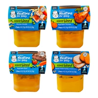 4 группы (2 секции куриного овощного грязи 226G+2 секции овощной говядины Ужин Грязь 226G+2 Секция куриной лапши Ужин Грязь 226G+2 Сладкий картофельный индейский ужин Mud 226G)