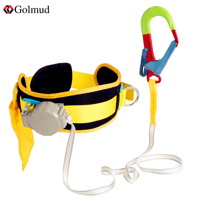 golmud single waist speed differential seat belt High altitude safety rope set fall prevention site outdoor construction safety rope