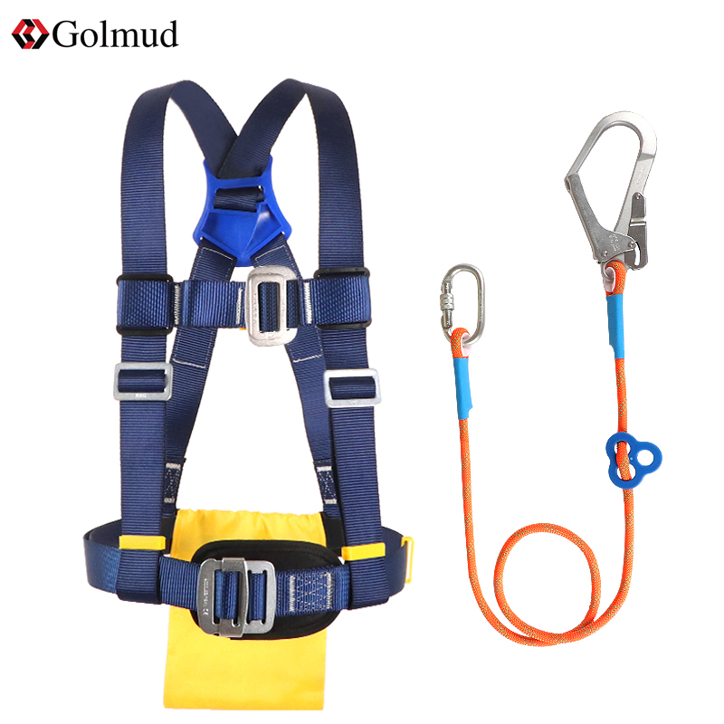 Safety belt electrician seat belt outdoor anti-fall work safety rope adjustable safety rope 8055